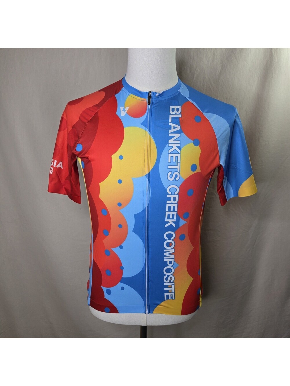 NWT Volt Cycle Wear Blankets Creek Composite Cycling Jersey Large Short...